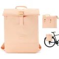 LARKSON Fahrradtaschen für Gepäckträger Damen & Herren Orange - Tammo Bike - 2 in 1 Fahrrad Tasche Rucksack & Gepäckträgertasche Hinten - Wasserabweisend