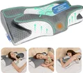 Kopfkissen Memory Foam Kissen, Ergonomisches Kopfkissen Orthopädische Kissen