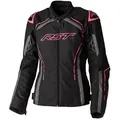 RST S-1 Damen Motorrad Textiljacke, schwarz-pink, Größe L