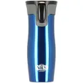 NILS CAMP Thermobecher NCC03 Thermobecher, Becher Blau NILS CAMP, 420 ml, Isolierbecher aus Edelstahl blau