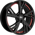 MAM RS5 black painted red inside 7.5x17 ET30 - LK5/112 ML66.6 Alufelge schwarz