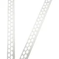 ProfileXXL Abschlussprofil 2,5m x 40mm x 14mm PVC Weiß Putzschiene