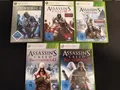 Assassin's Creed 1-5 Bundle (Microsoft Xbox 360) inkl. Anleitung - guter Zustand