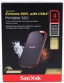 SanDisk Extreme PRO USB4 externe SSD 4TB externer Datenträger portable USB-C