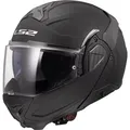 LS2 FF910 Advant II Klapphelm, schwarz, Größe M für Männer
