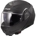 LS2 FF910 Advant II Klapphelm, schwarz matt, M (57/58) - Schwarz