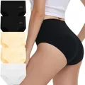 Unterhosen Damen Unterwäsche Bauchweg Unterhose Baumwolle 5er Pack High Waist...