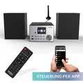 Internetradio Xoro HMT 500 mit WLAN DAB+ CD-Player Bluetooth MP3 UKW WEB Radio