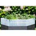 GARANTIA Hochbeet 'Ergo Turbo L 75 Wood' anthrazit 110 x 75 x 110 cm