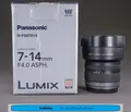 Panasonic G Vario 7-14 mm F 4.0 Superweitwinkel im guten Zustand mft
