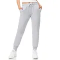 ROSS CAMP Jogginghose Damen - Sporthose Frauen Baumwolle, Trainingshose Fitness High Waist, Sweatpants Slim Fit Freizeithose Lang, Jogging Hose Laufhosen Modern Grau/M