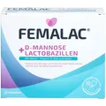FEMALAC D-Mannose+Lactobazillen Plv.z.H.e.L.z.E. 10 St. PZN 19820869