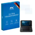 atFoliX Schutzfolie kompatibel mit Nintendo 3DS XL 2012 Folie, ultraklare FX Displayschutzfolie (3er Set)