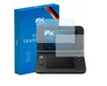 atFoliX Schutzfolie Displayschutz für Nintendo 3DS XL 2012, (3er Set), Ultraklar und hartbeschichtet