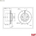 2x BREMSSCHEIBE 239 389 FÜR TOYOTA COROLLA AURIS/Hatchback/Van 1NR-FE 1.3L 4cyl