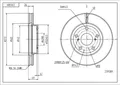 2x HART 239 389 Bremsscheibe für TOYOTA
