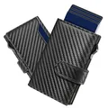 Herren Geldbörse mit Extra Große Kapazität Slim Wallet mit 6 Kartenschächte &...