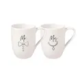 Villeroy & Boch Statement Becher-Set Mr and Mrs 2tlg., 280ml