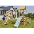 Spielturm Trondheim Aus Holz In Grünkinderschaukel - Polarplay