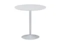 Wohnling Esstisch WL6.504 Rund 75 cm Esszimmertisch Weiß Hochglanz Küchentisch Tisch (75x75x74 cm Kleiner Küchentisch Weiß Hochglanz), Esszimmertisch Modern, Frühstückstisch Rund Klein
