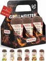 KOTÁNYI Grill Gewürze Geschenkset  6er Träger  Geschenke für Männer  Grillzub...