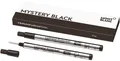 MONTBLANC Ersatzmine 2x Montblanc® 128224 Tintenrollermine LeGrand - F, mystery black