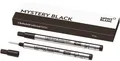 2x Montblanc® 128224 Tintenrollermine LeGrand - F, mystery black