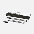 2x MONT BLANC Tintenrollermine F fein Tinte schwarz 128224 LeGrand Originalminen