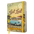 Nostalgic-Art Retro Notizbuch, A5, VW Bulli – Let´s Get Lost – Volkswagen Bus Geschenk-Idee, Original Lizenzprodukt (OLP), Bullet Journal dotted, Vintage Design