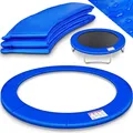 KIDUKU® Trampolin Randabdeckung Blau Ø305 cm Federabdeckung reißfest Randschutz
