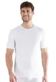 Ceceba Herren T-Shirts Rundhals-Ausschnitt Bamboo | 2er Pack (DE/NL/SE/PL, Alphanumerisch, L, Regular, Regular, weiß)