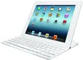Logitech Ultrathin Tastatur  Cover für iPad 2 - 3. und 4. Gen. QWERTZ (DE) weiß
