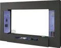 INOSIGN Wohnwand New Egypt, (4-St., Breite 290cm), bestehend aus 2 Stauraumvitrinen, 1 Lowboard, 1 Hängeschrank, anthrazit matt