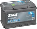 Exide Premium 12v 72ah 720a Batteriestarter Durchsichtig Durchsichtig One Size