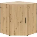 Milino Eckkommode, Eiche Artisan, Kunststoff, 2 Fächer, 71.5x83x71.5 cm, FSC Mix, Typenauswahl, Beimöbel erhältlich, stehend, Wohnzimmer, Kommoden & Sideboards, Kommoden
