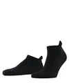 FALKE Unisex Sneakersocken Cool Kick Sneaker U Sn weich atmungsaktiv schnelltrocknend kurz einfarbig 1 Paar, Schwarz Black 3000, 42-43