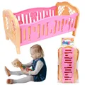 PUPPENBETT, KLAPPBAR, SPIELEN MIT PUPPE, SICHERES SPIELZEUG FÜR KINDER 4517