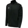 hummel hmlCORE XK POLY ZIP SWEAT BLACK/BLACK BLACK/BLACK XL - Schwarz - XL