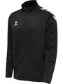 Hummel Unisex Hmlcore Xk Poly Zip Cardigan Sweater, Black/Black, XL EU