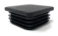Design61 10x Vierkant Rohrstopfen Lamellenstopfen 40x40 mm mit Lamellen für