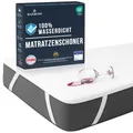 BARBONS Matratzenschoner 100x200 cm 2er - Oeko-TEX Zertifiziert wasserdichte Matratzenauflage Inkontinenzunterlage waschbar Nässeschutz Atmungsaktiv (100 x 200 cm (2er Set))