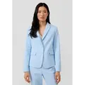 s.Oliver Jackenblazer Indoor-Blazer Hochwertiger Crop-Blazer im Slim Fit blau XL (42)