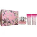 Versace Bright Crystal Set 50 ml EDT & 50 ml Showergel & 50 ml Bodylotion