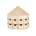 Décopatch Pappmaché, Adventskalender, 25x25x25 cm Kartonbraun HD088C