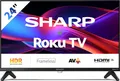 SHARP 24GD2225E - 24 Zoll HD Ready Smart TV WLAN Roku TV - HDR10, Triple Tuner, 3 HDMI & USB Media Player