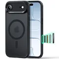ESR für iPhone Air Hülle mit Kamerasteuerung Capture Button, Kompatibel mit Magsafe, Magnetische Handyhülle für iPhone 17 Air Case, Zertifizierter Militärschutz Starke Stoßfest, Mattschwarz