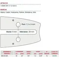 Kettensägeschiene Länge 50 Cm Für Kettenglied 72 452740