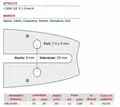 Hebel Kettensäge Aus Holz Länge 50 CM für Kette Gitter 72 452740