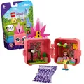LEGO 41662 Friends Magische Würfel Olivias Flamingo-Würfel Mini-Set Serie 4, Reisespielzeug zum Sammeln - Blau