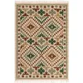 benuta Pure Kelim, Grün, Textil, Orientalisch, Rechteckig, 70x140 cm, pflegeleicht, Teppiche & Böden, Teppiche, Naturteppiche